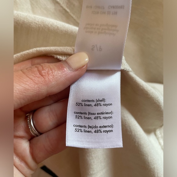 Linen Maxi Dress in Natural by Onia - Picture 12 of 13